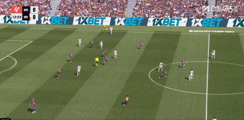 巴萨1比0小胜巴列卡诺 阿劳霍头球破局霍安·加西